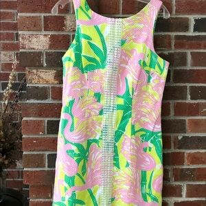 Lilly Pulitzer Dress - Lined-  pink, lime, &yellow